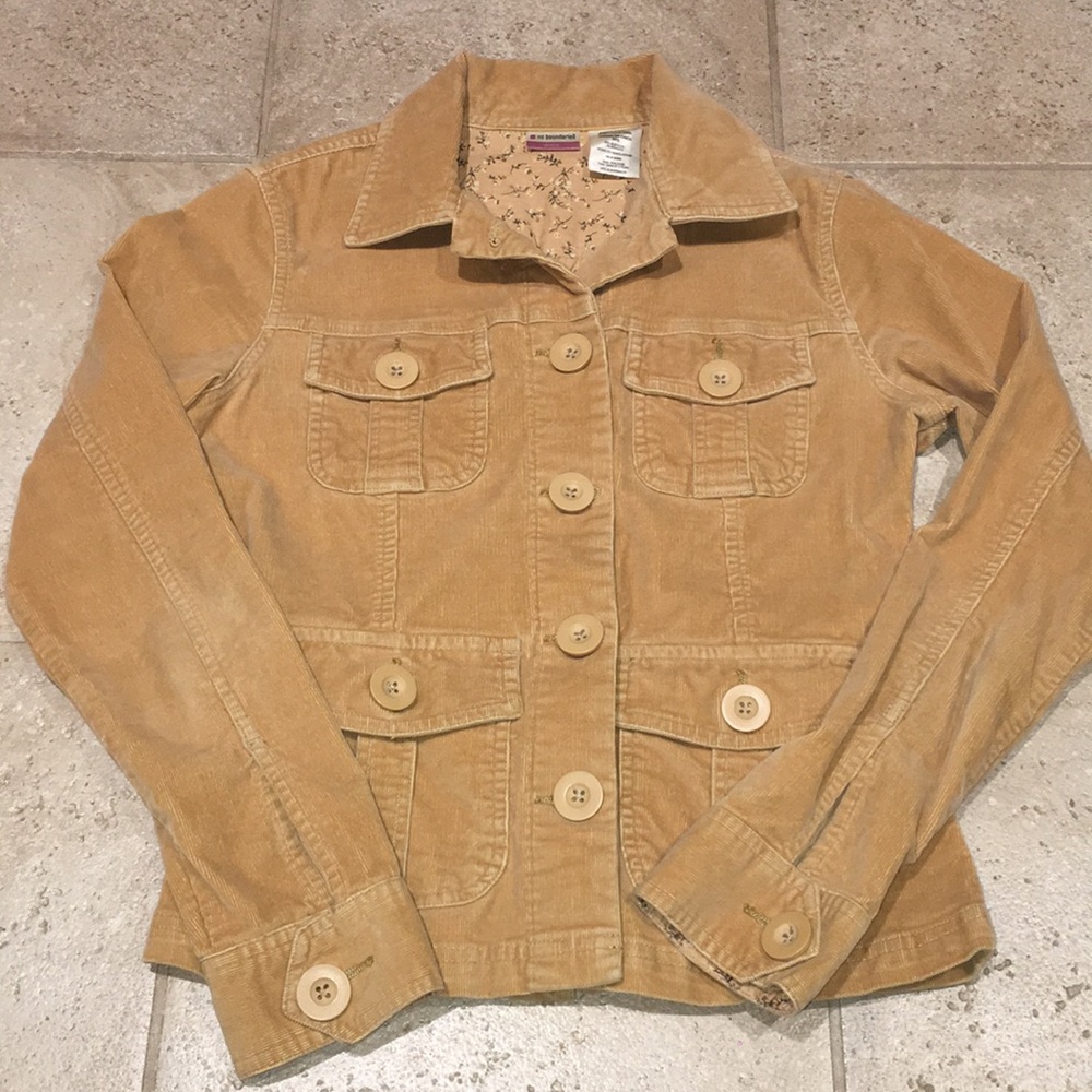 Tan Corduroy Blazer